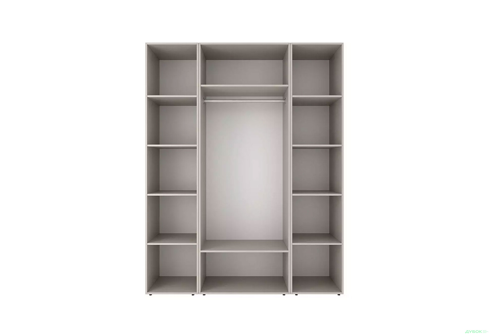 Зображення 5 - Шафа Art In Head Light / Лайт 2-дверна з 2-ма стелажами 160 см, кашемір