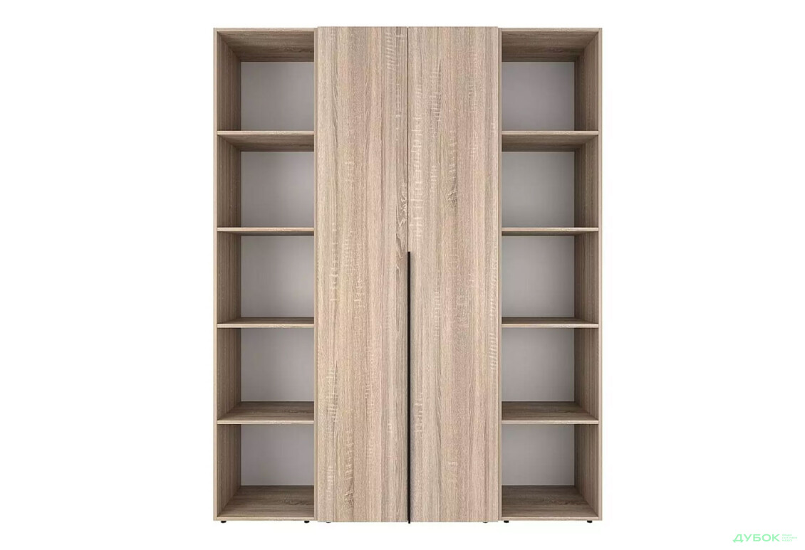 Изображение 4 - Шкаф Art In Head Light / Лайт 2-дверный с 2-мя стеллажами 160 см, дуб сонома