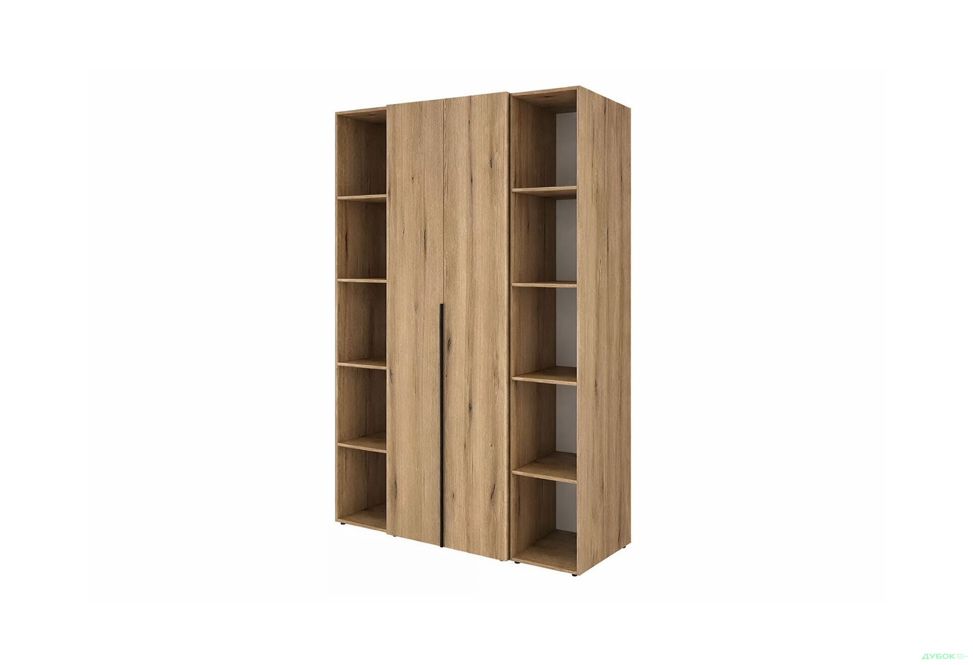 Изображение 1 - Шкаф Art In Head Light / Лайт 2-дверный с 2-мя стеллажами 160 см, дуб эвок