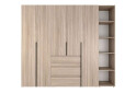 Зображення 4 - Шафа Art In Head Light / Лайт 5-дверна з 3-ма шухлядами і стелажем 240 см, дуб сонома