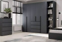 Зображення 2 - Шафа Art In Head Light / Лайт 5-дверна з 3-ма шухлядами і стелажем 240 см, графіт