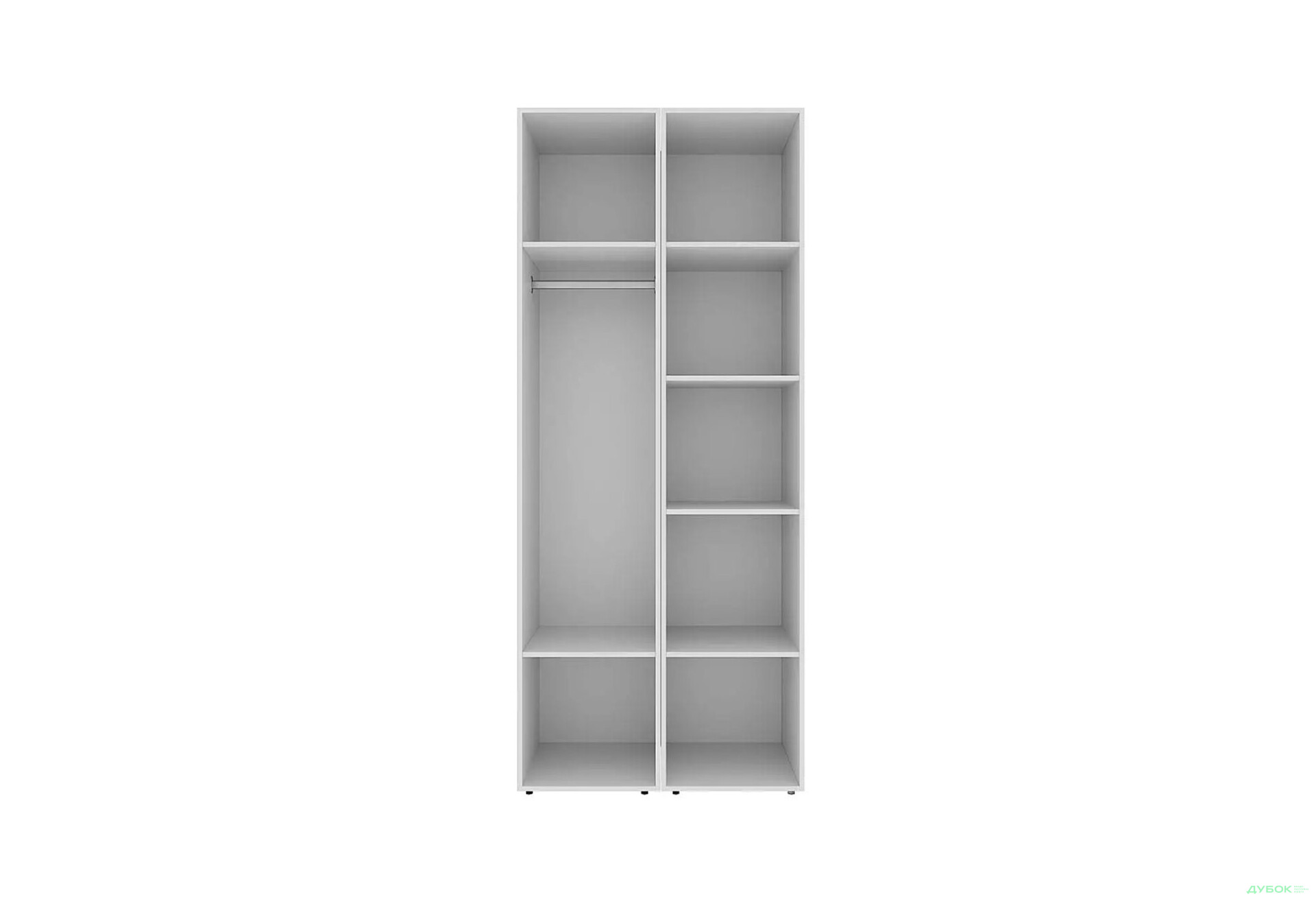 Изображение 5 - Шкаф Art In Head Light / Лайт 2-дверный 80 см, белый бриллиант