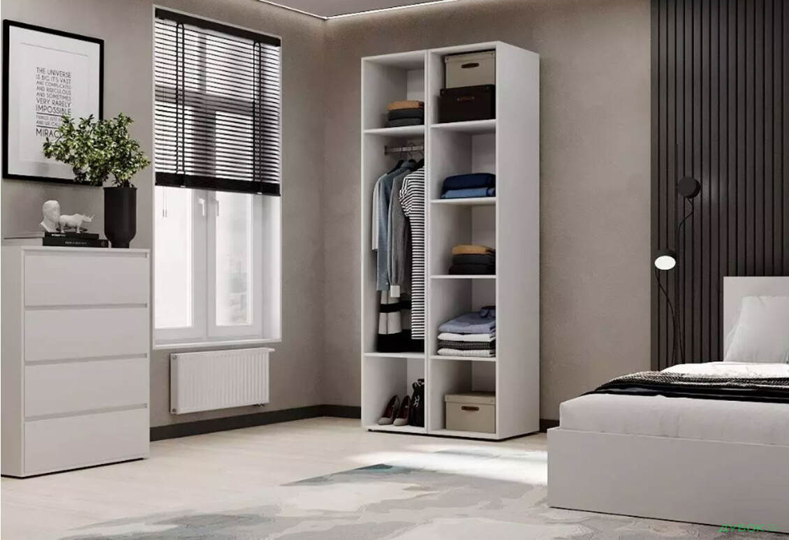 Изображение 3 - Шкаф Art In Head Light / Лайт 2-дверный 80 см, белый бриллиант