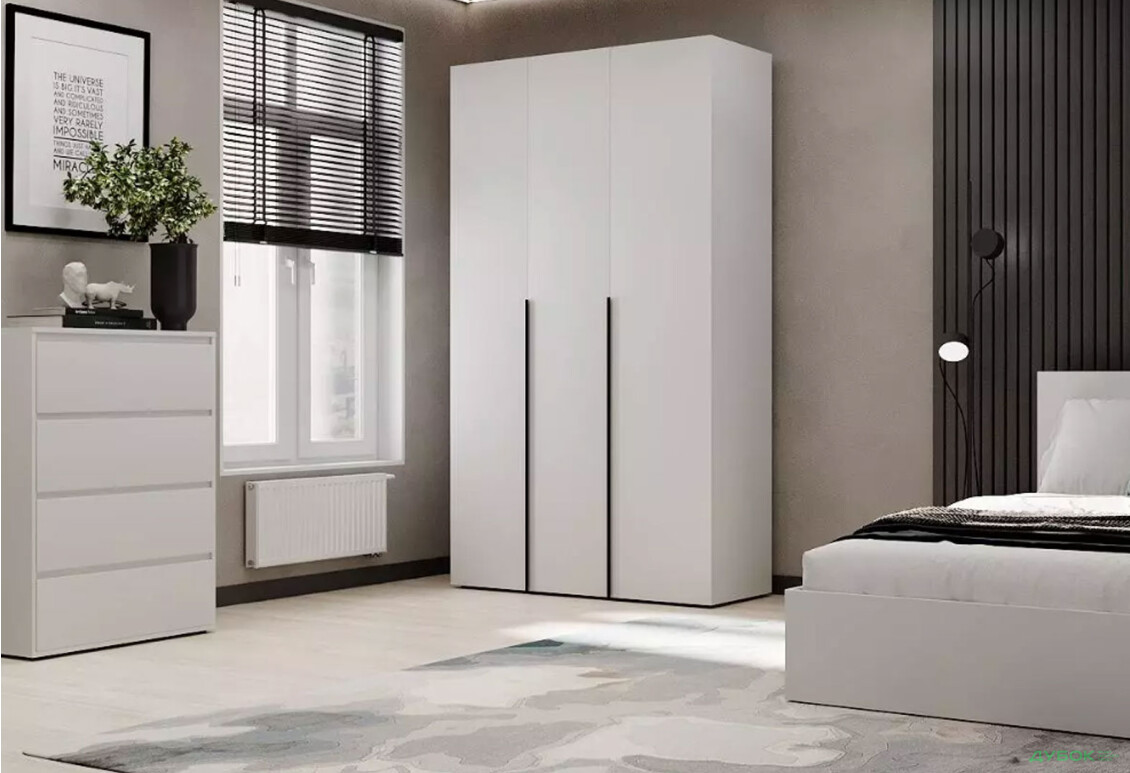 Изображение 2 - Шкаф Art In Head Light / Лайт 3-дверный 120 см, белый бриллиант