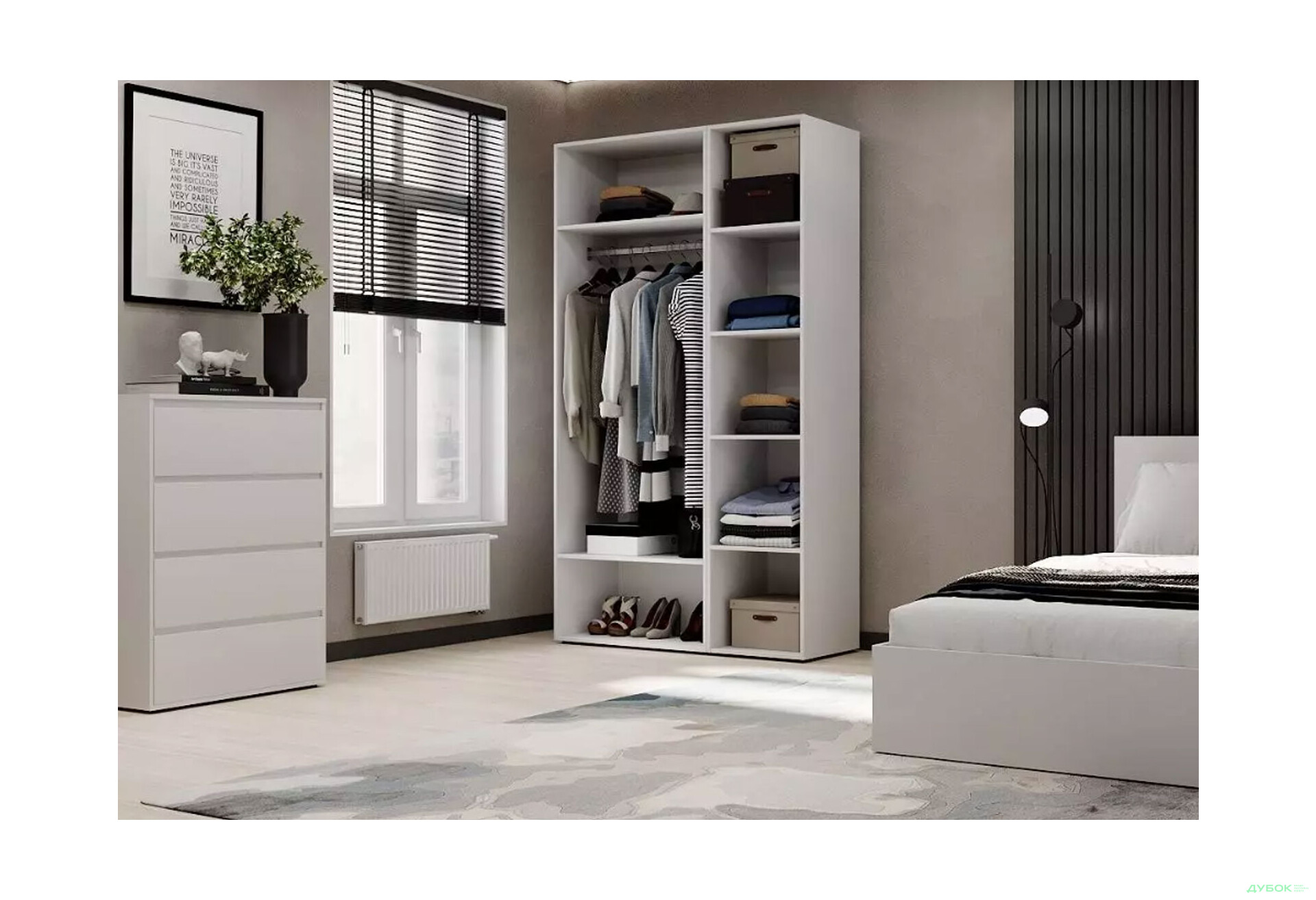 Изображение 3 - Шкаф Art In Head Light / Лайт 3-дверный 120 см, белый бриллиант