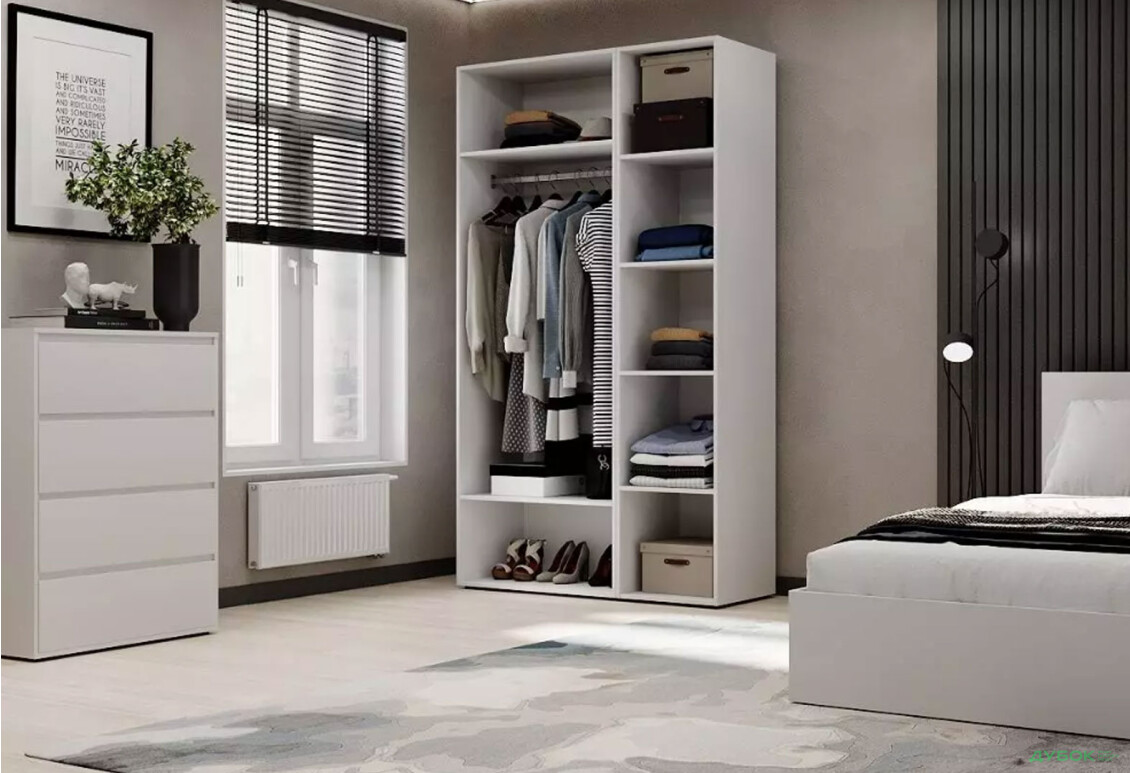 Изображение 3 - Шкаф Art In Head Light / Лайт 3-дверный 120 см, белый бриллиант