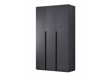 Шафа Art In Head Light / Лайт 3-дверна 120 см, графіт