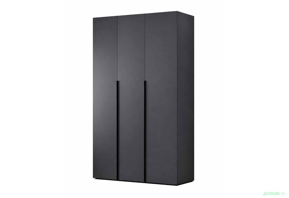 Шафа Art In Head Light / Лайт 3-дверна 120 см, графіт