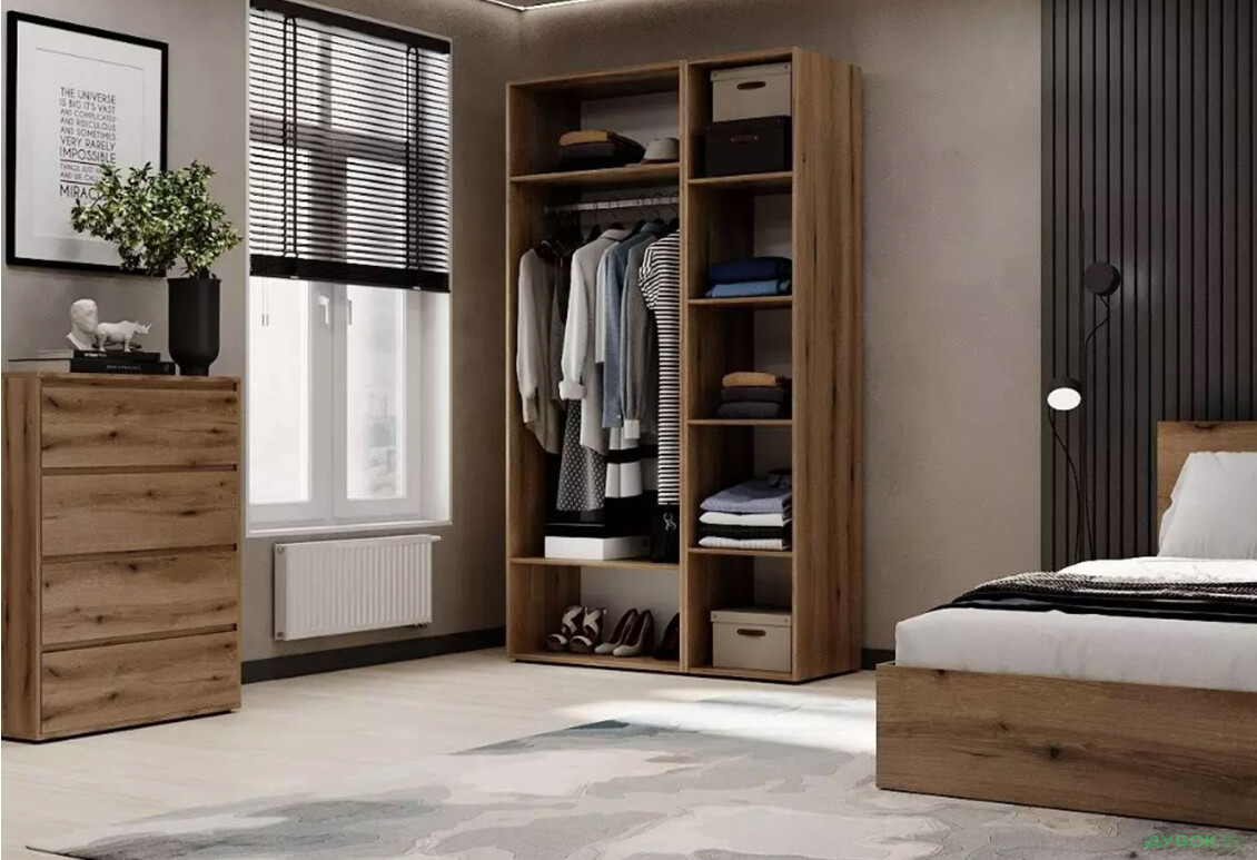 Зображення 3 - Шафа Art In Head Light / Лайт 3-дверна 120 см, дуб евок