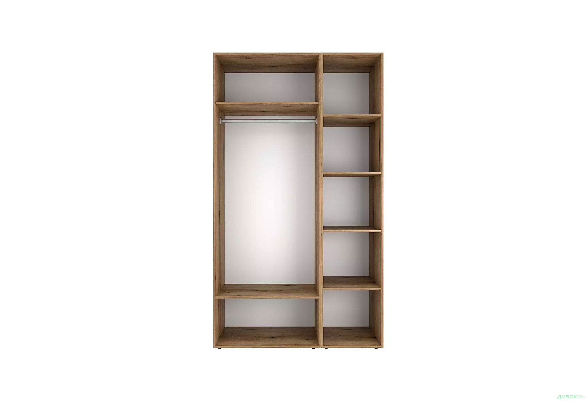 Зображення 5 - Шафа Art In Head Light / Лайт 3-дверна 120 см, дуб евок