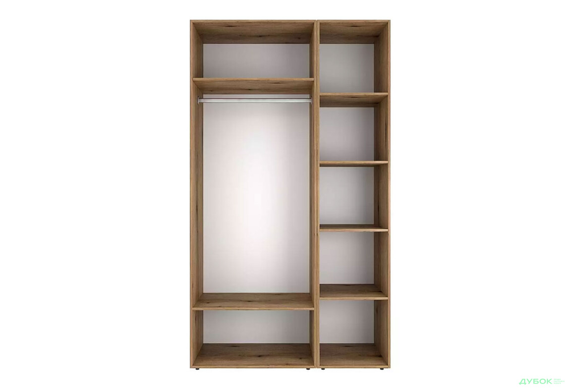 Зображення 5 - Шафа Art In Head Light / Лайт 3-дверна 120 см, дуб евок