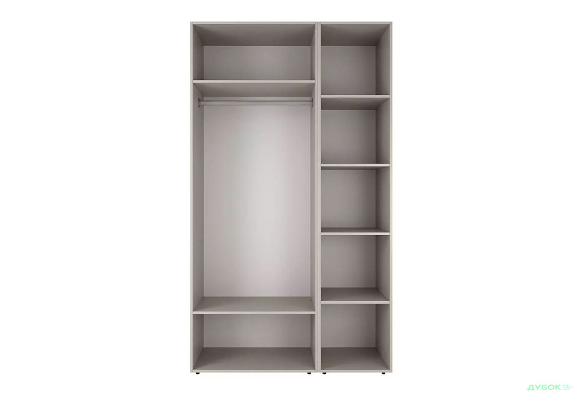 Изображение 5 - Шкаф Art In Head Light / Лайт 2-дверный с боковыми полками 120 см, кашемир