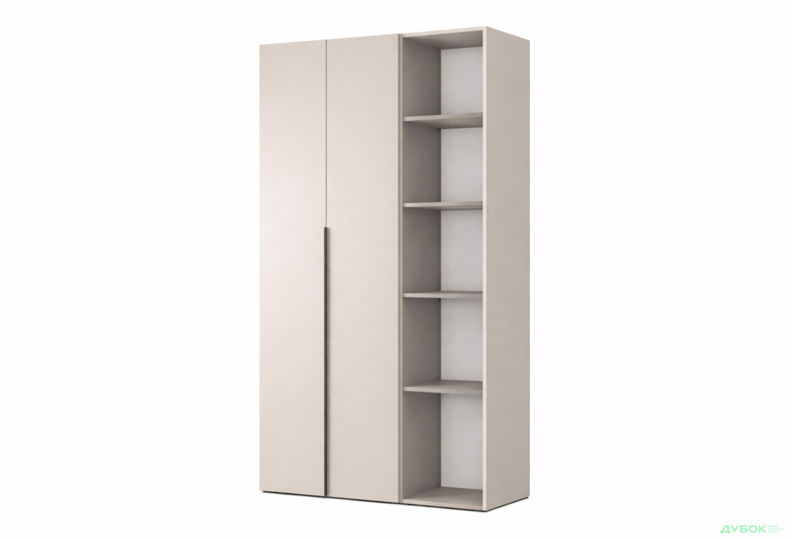 Шкаф Art In Head Light / Лайт 2-дверный с боковыми полками 120 см, кашемир