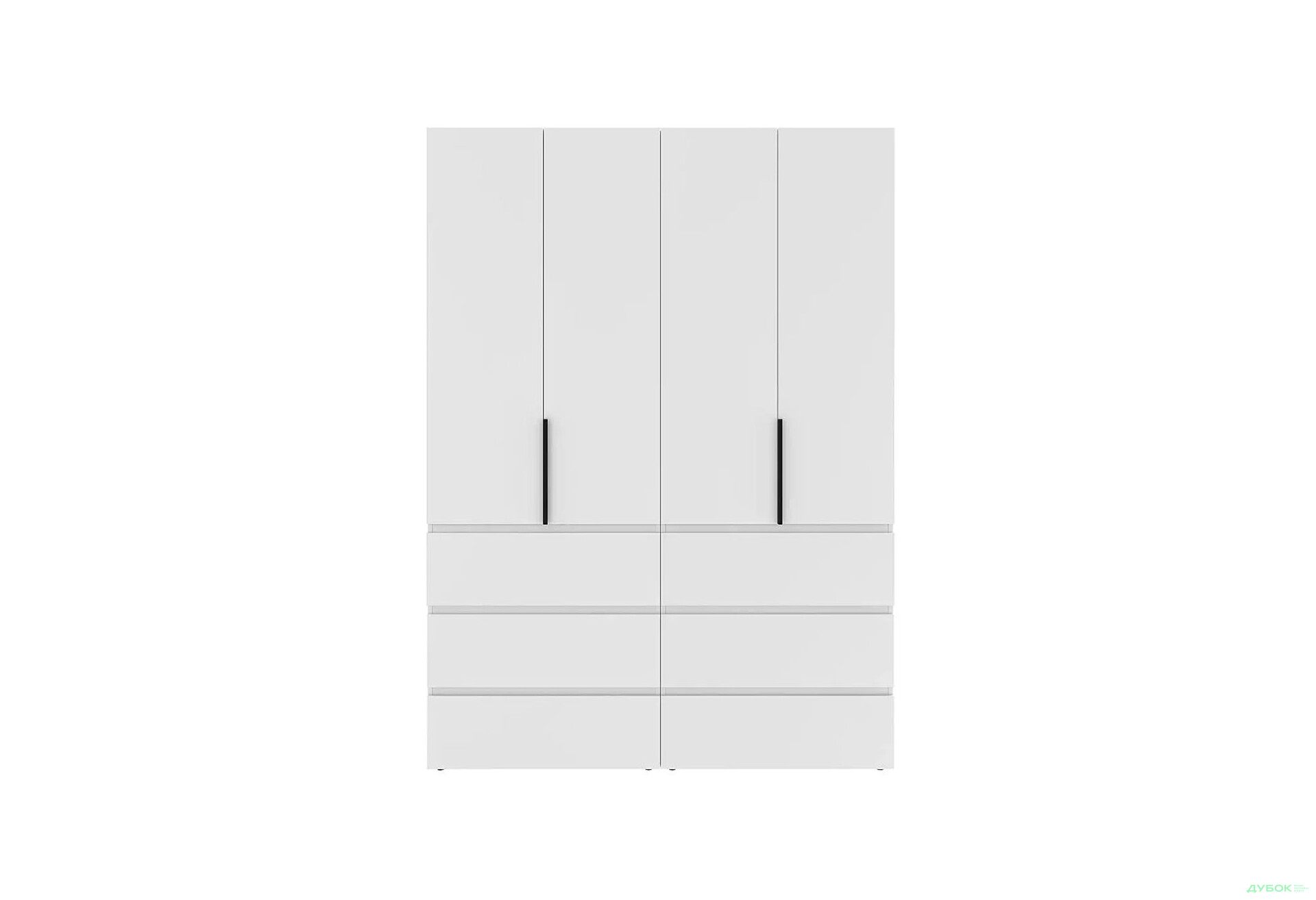 Изображение 4 - Шкаф Art In Head Light / Лайт 4-дверный с 6 ящиками 160 см, белый бриллиант