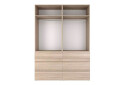Изображение 5 - Шкаф Art In Head Light / Лайт 4-дверный с 6 ящиками 160 см, дуб сонома