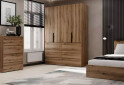 Зображення 2 - Шафа Art In Head Light / Лайт 4-дверна з 6 шухлядами 160 см, дуб евок