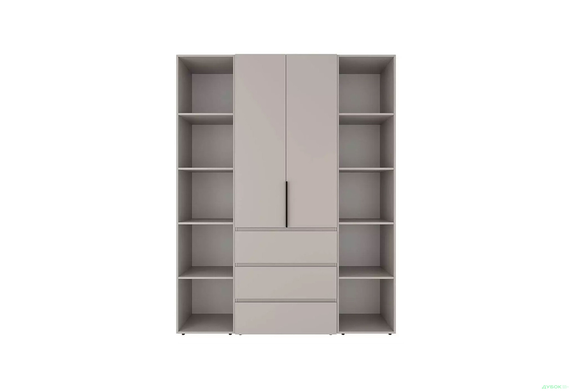 Изображение 4 - Шкаф Art In Head Light / Лайт 2-дверный с 3 ящиками и стеллажами 160 см, кашемир