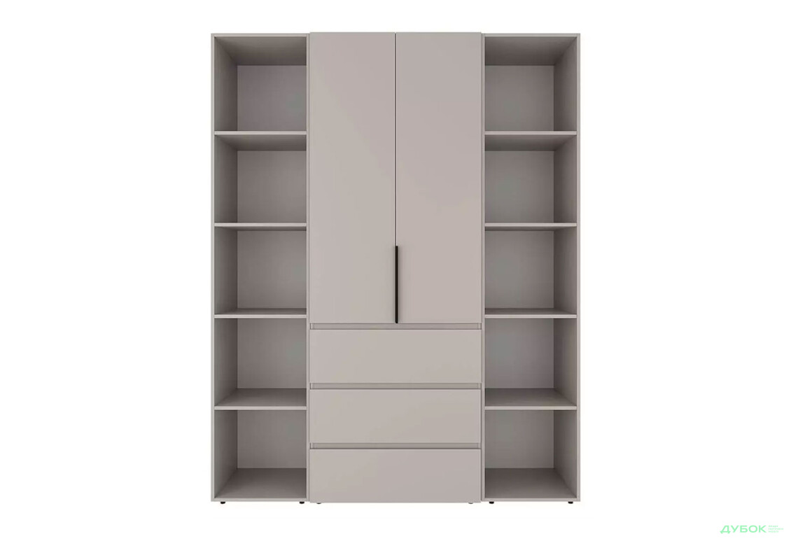 Изображение 4 - Шкаф Art In Head Light / Лайт 2-дверный с 3 ящиками и стеллажами 160 см, кашемир