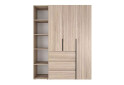 Зображення 4 - Шафа Art In Head Light / Лайт 3-дверна з 3 шухлядами та стелажем 160 см, дуб сонома
