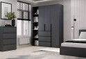 Изображение 2 - Шкаф Art In Head Light / Лайт 3-дверный с 3 ящиками и стеллажом 160 см, графит