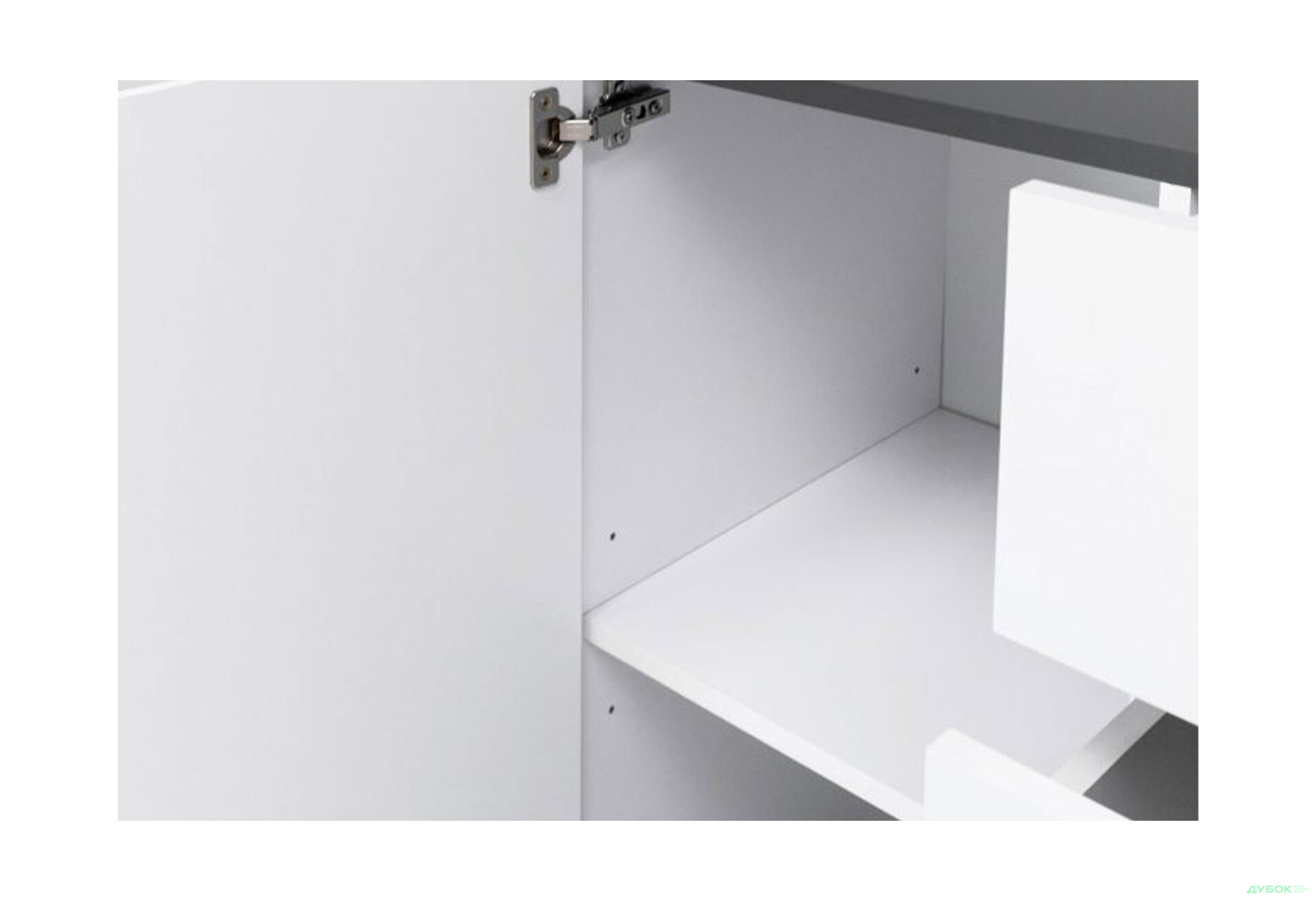 Изображение 6 - Комод МироМарк Дуо с дверкой и 4 ящиками 135 см белый супермат, антрацит