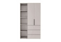 Зображення 4 - Шафа Art In Head Light / Лайт 2-дверна з 3 шухлядами та стелажем 120 см, кашемір