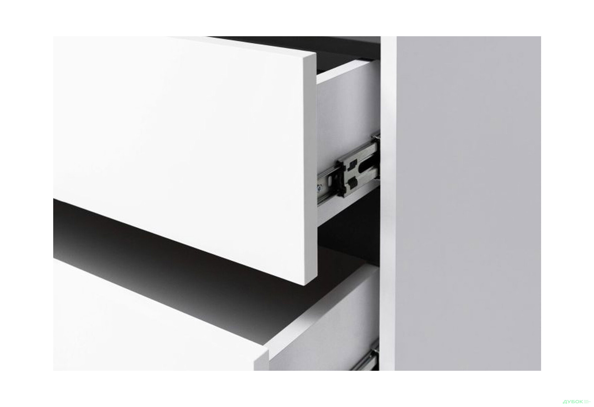 Изображение 5 - Комод МироМарк Дуо с 4 ящиками 110 см белый супермат, антрацит