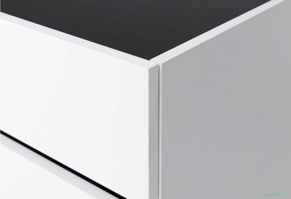 Изображение 6 - Комод МироМарк Дуо с 4 ящиками 110 см белый супермат, антрацит