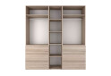 Зображення 5 - Шафа Art In Head Light / Лайт 4-дверна з 6 шухлядами та стелажем 180 см, дуб сонома