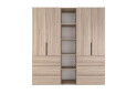 Зображення 4 - Шафа Art In Head Light / Лайт 4-дверна з 6 шухлядами та стелажем 180 см, дуб сонома
