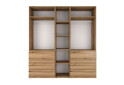 Зображення 5 - Шафа Art In Head Light / Лайт 4-дверна з 6 шухлядами та стелажем 180 см, дуб евок