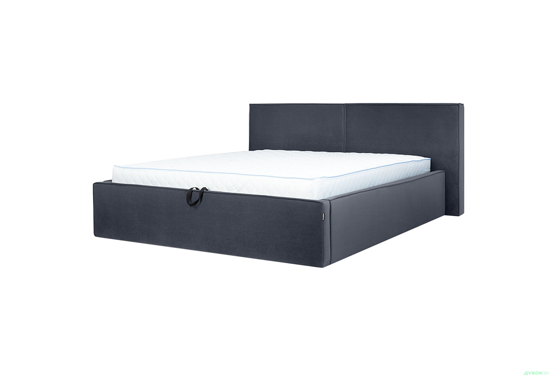 Изображение 1 - Кровать-подиум МироМрак Дуо 160х200 см подъемная с каркасом, графит