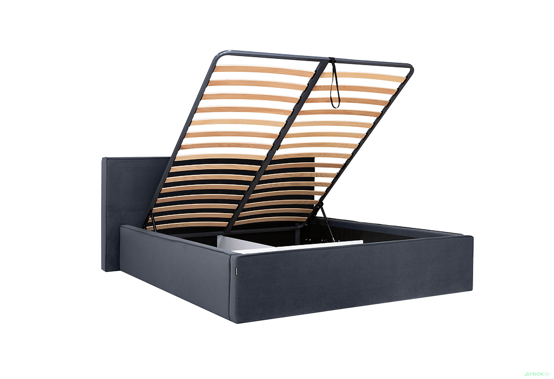 Изображение 3 - Кровать-подиум МироМрак Дуо 160х200 см подъемная с каркасом, графит