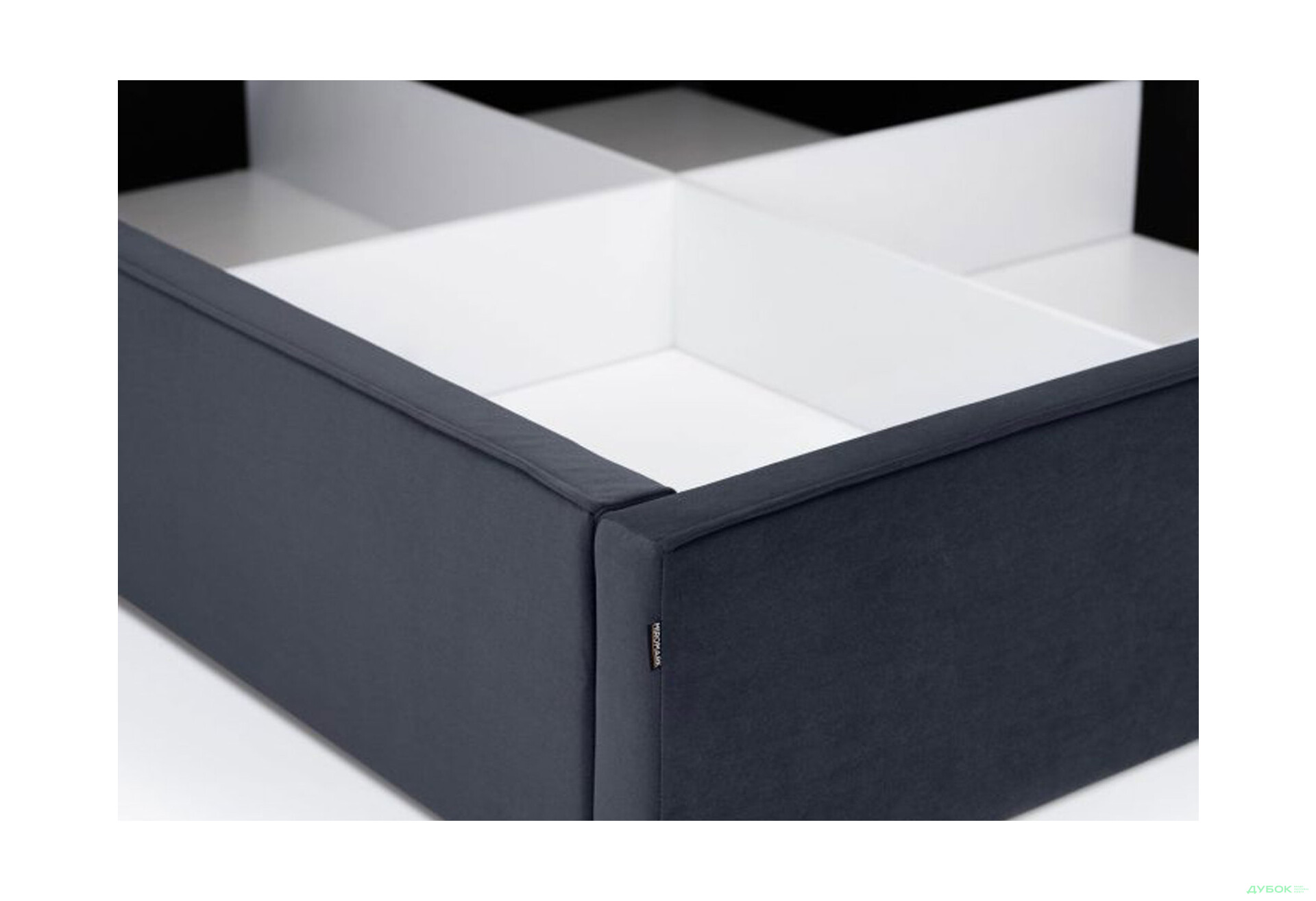 Изображение 6 - Кровать-подиум МироМрак Дуо 160х200 см подъемная с каркасом, графит
