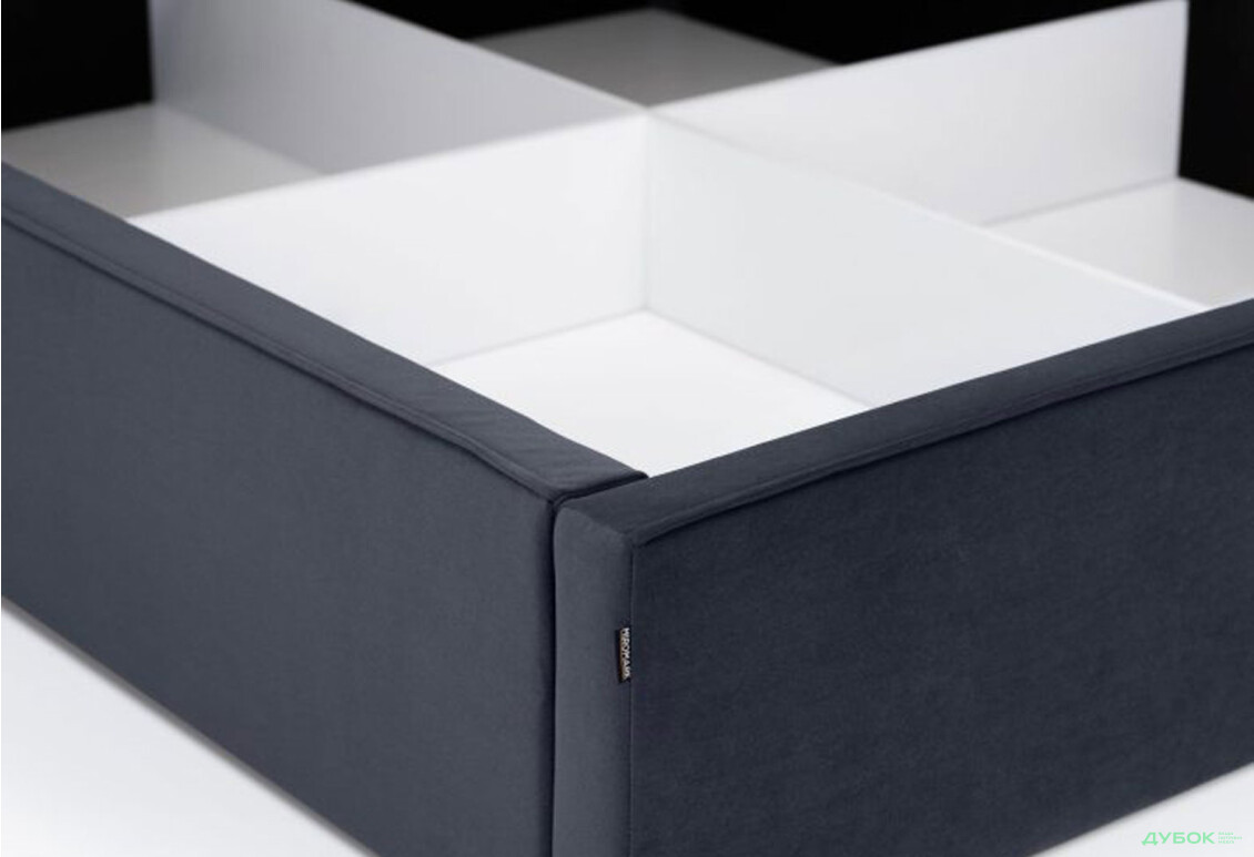 Изображение 6 - Кровать-подиум МироМрак Дуо 160х200 см подъемная с каркасом, графит