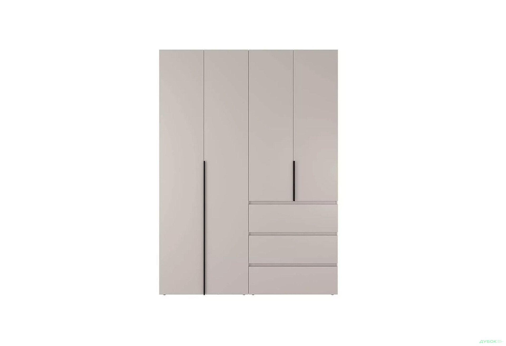 Изображение 4 - Шкаф Art In Head Light / Лайт 4-дверный с 3 ящиками 160 см, кашемир