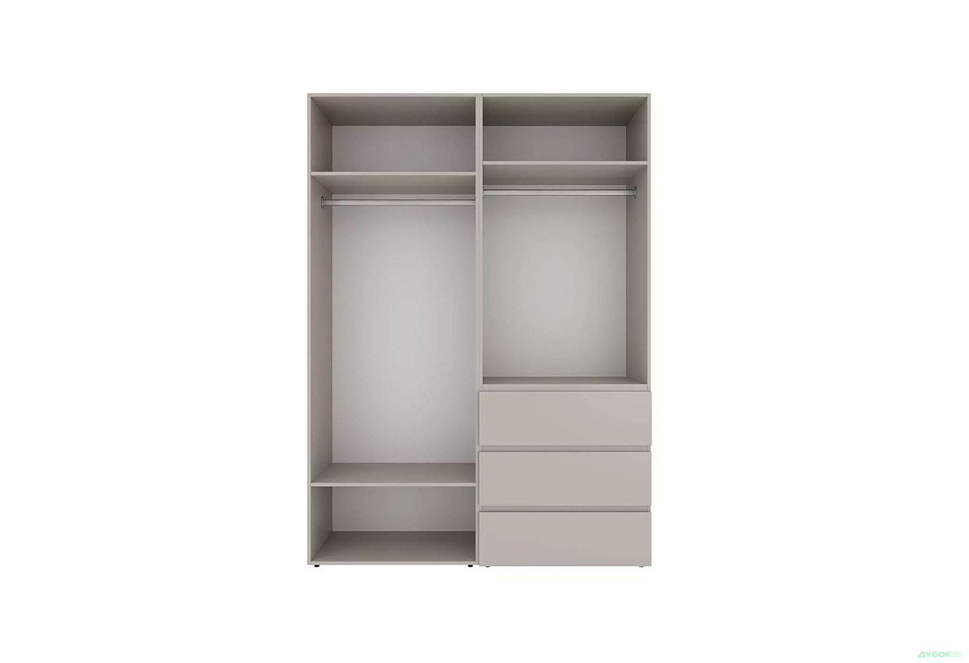 Изображение 5 - Шкаф Art In Head Light / Лайт 4-дверный с 3 ящиками 160 см, кашемир