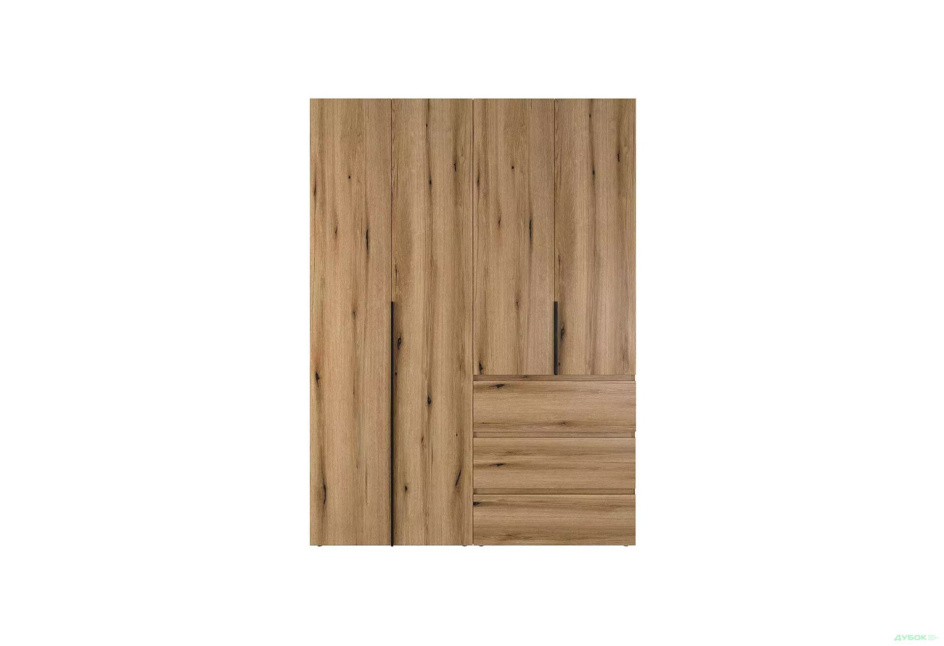 Зображення 4 - Шафа Art In Head Light / Лайт 4-дверна з 3 шухлядами 160 см, дуб евок