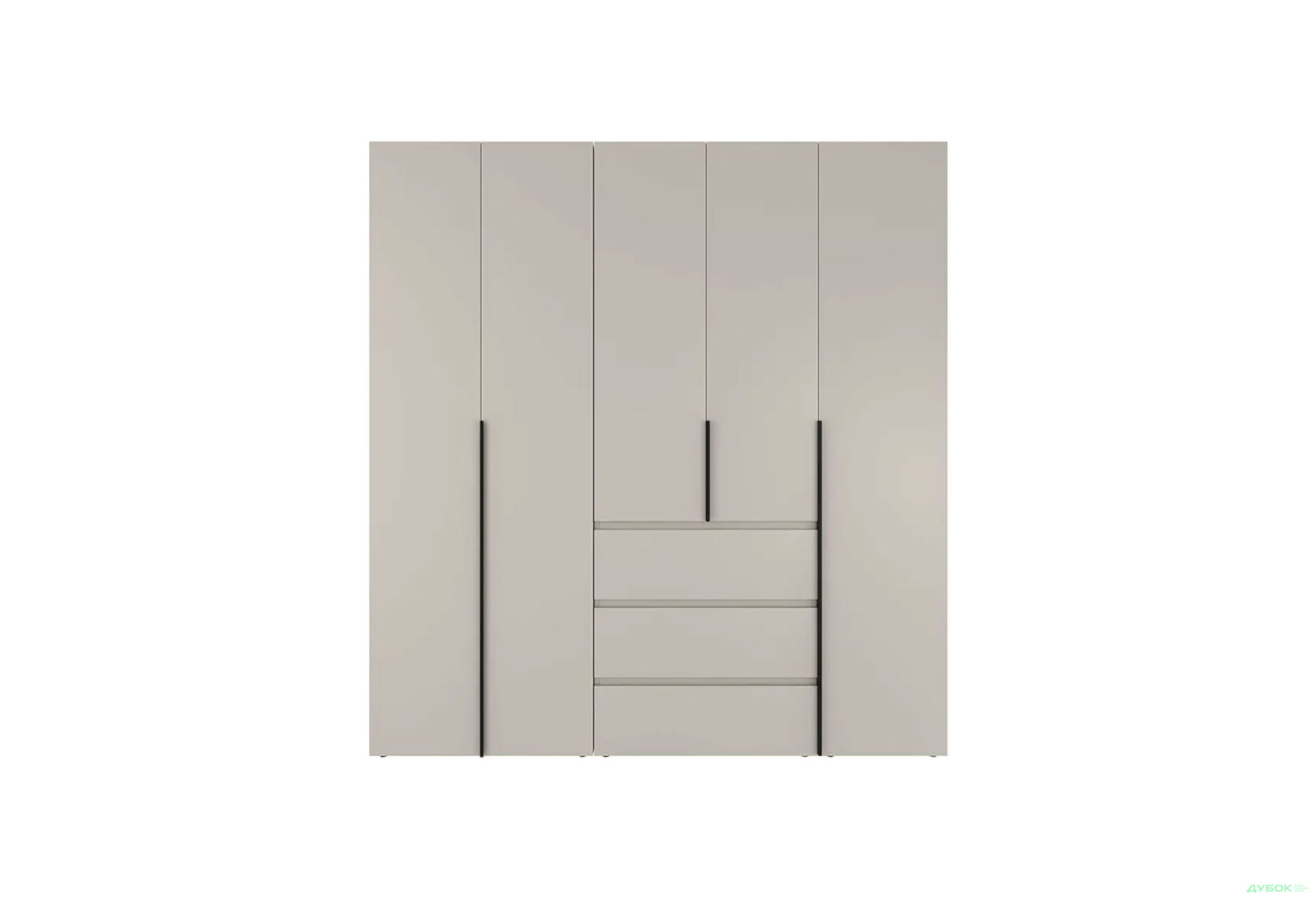 Изображение 4 - Шкаф Art In Head Light / Лайт 5-дверный с 3 ящиками 200 см, кашемир