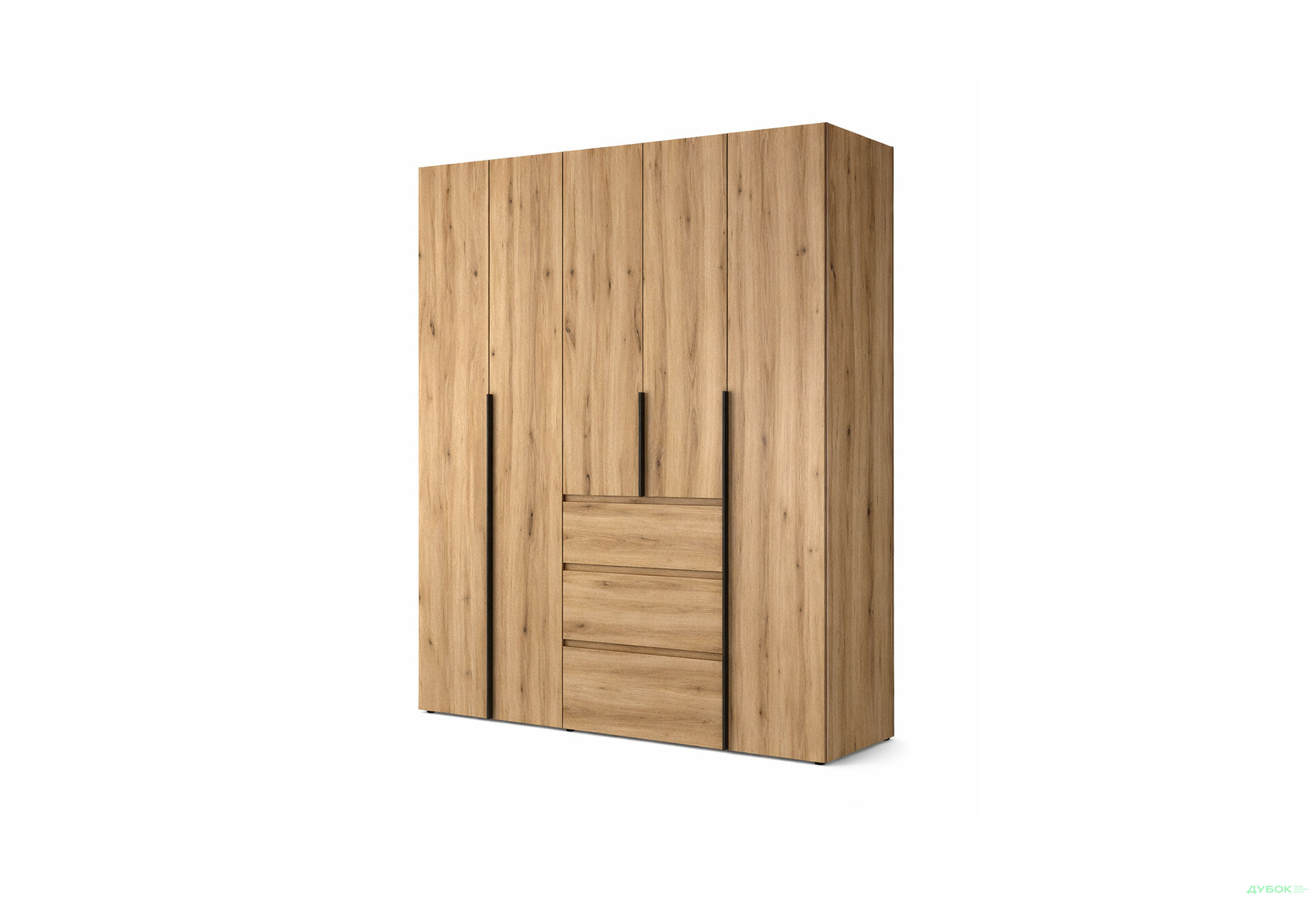 Изображение 1 - Шкаф Art In Head Light / Лайт 5-дверный с 3 ящиками 200 см, дуб эвок