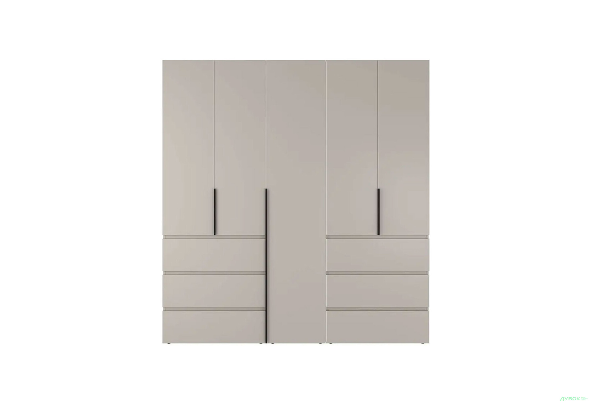 Изображение 4 - Шкаф Art In Head Light / Лайт 5-дверный с 6 ящиками 200 см, кашемир