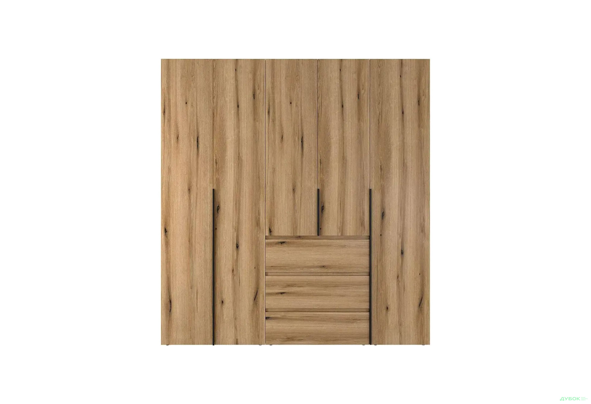 Изображение 4 - Шкаф Art In Head Light / Лайт 5-дверный с 6 ящиками 200 см, дуб эвок