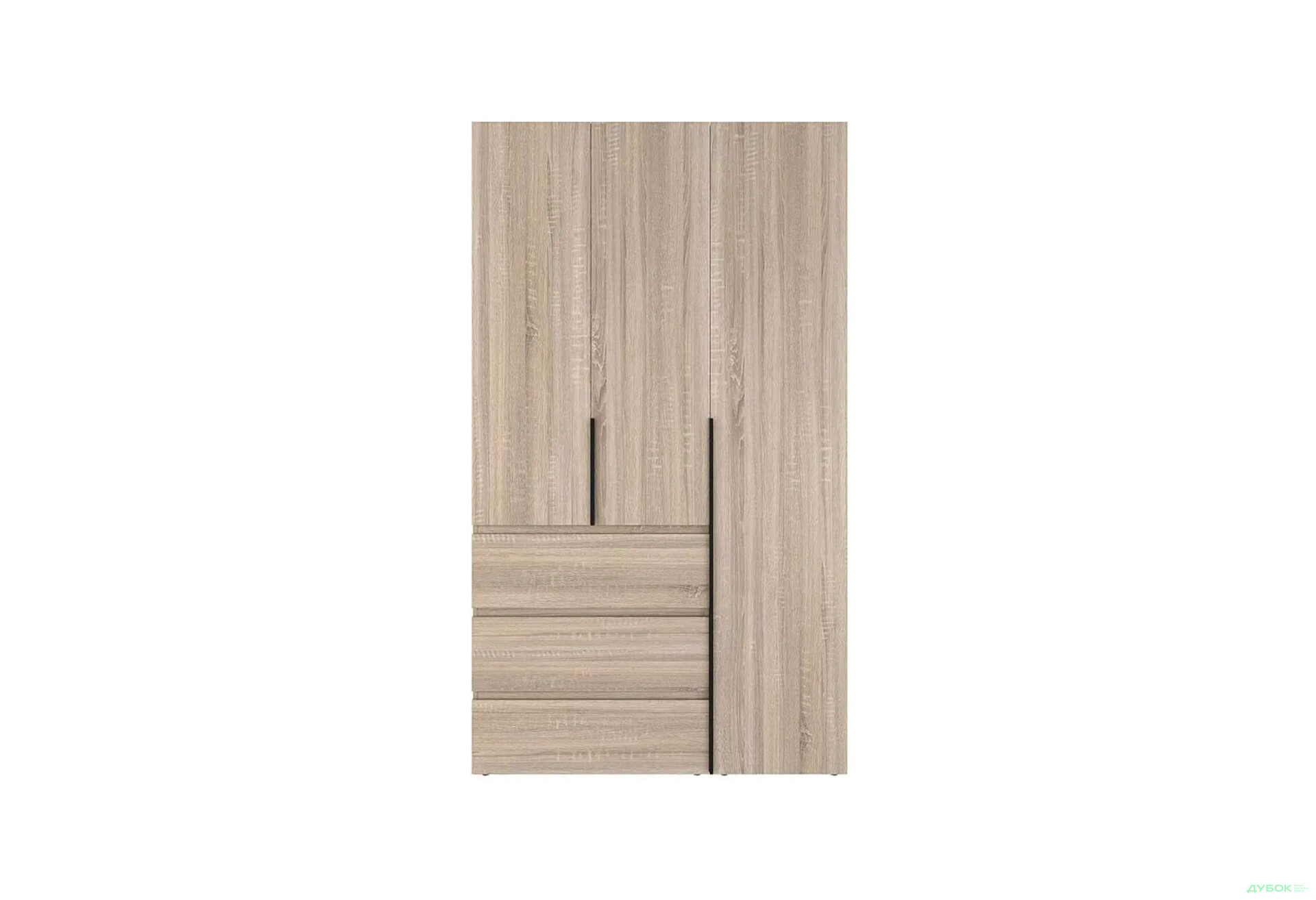 Изображение 4 - Шкаф Art In Head Light / Лайт 3-дверный с 3 ящиками 120 см, дуб сонома