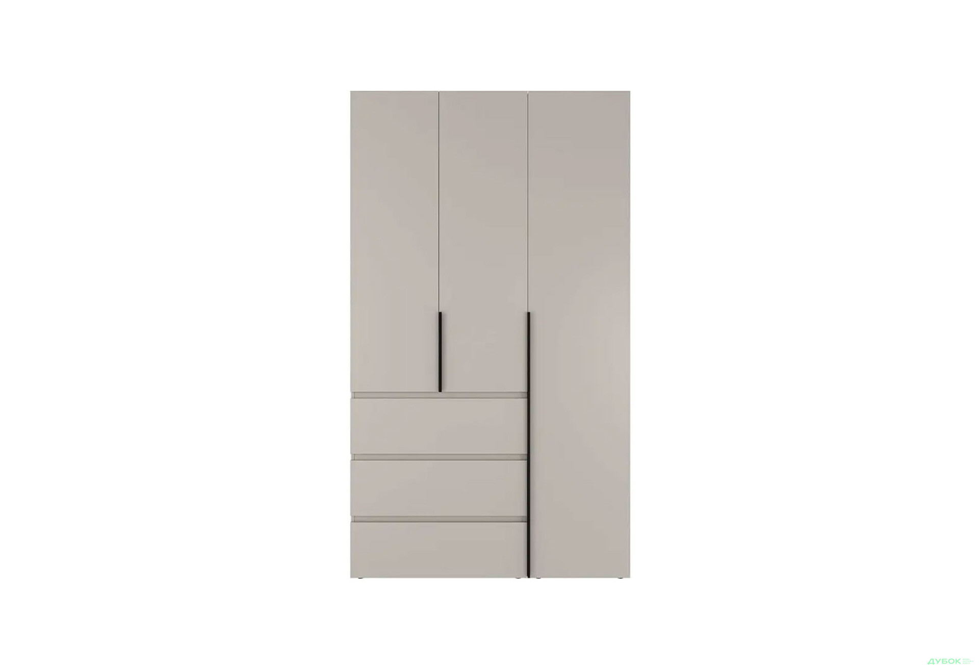 Изображение 4 - Шкаф Art In Head Light / Лайт 3-дверный с 3 ящиками 120 см, кашемир