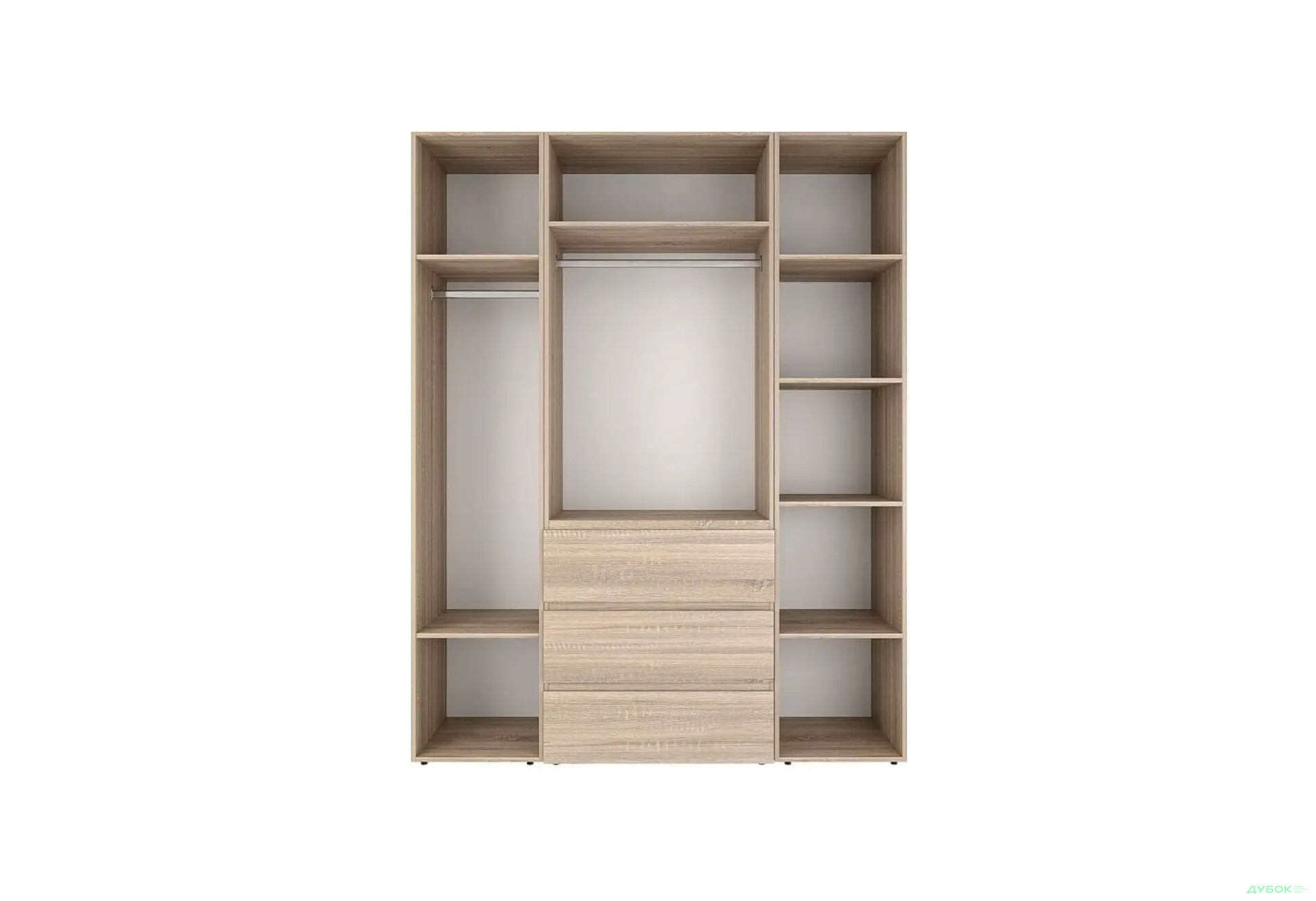 Изображение 5 - Шкаф Art In Head Light / Лайт 4-дверный с 3 ящиками 160 см, дуб сонома