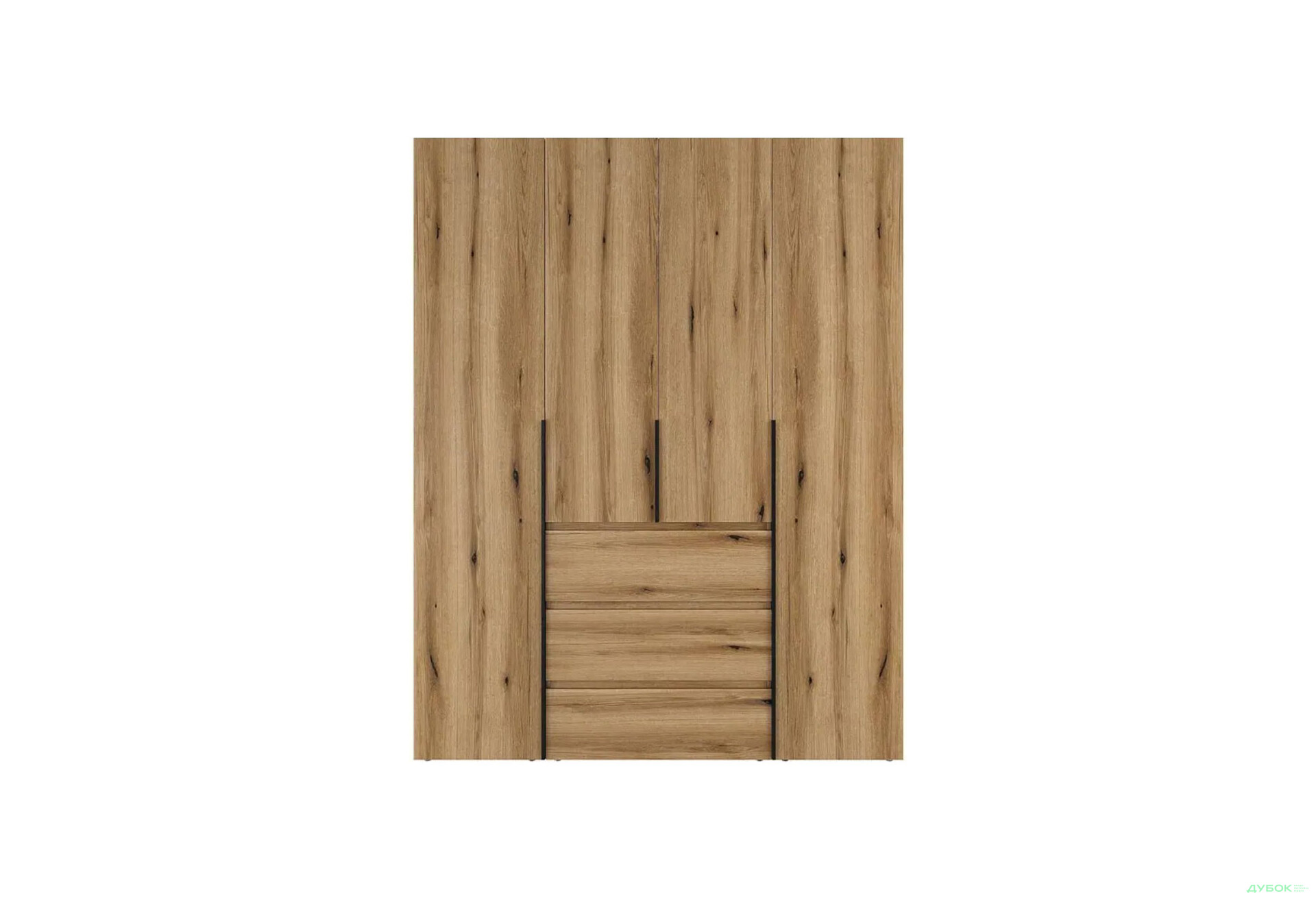 Изображение 4 - Шкаф Art In Head Light / Лайт 4-дверный с 3 ящиками 160 см, дуб эвок