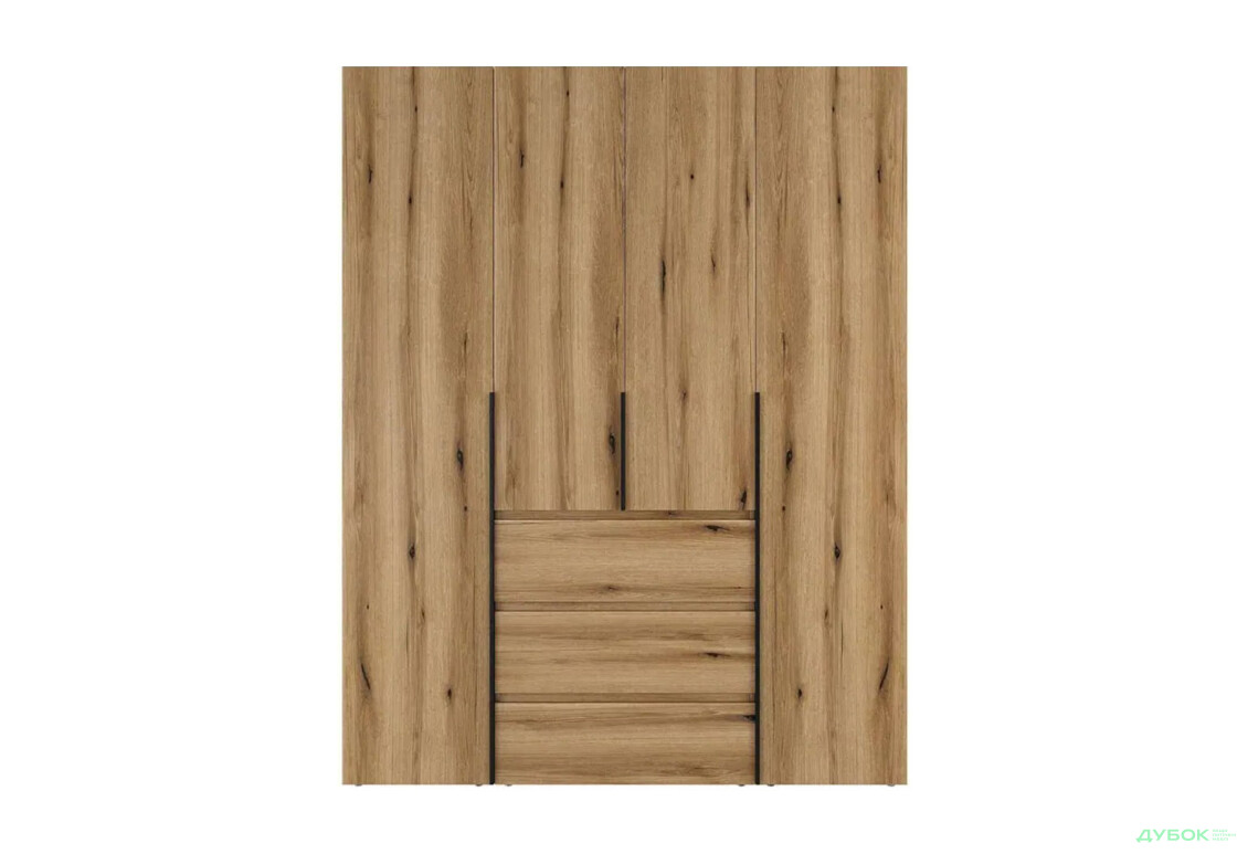 Изображение 4 - Шкаф Art In Head Light / Лайт 4-дверный с 3 ящиками 160 см, дуб эвок