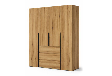 Шкаф Art In Head Light / Лайт 4-дверный с 3 ящиками 160 см, дуб эвок