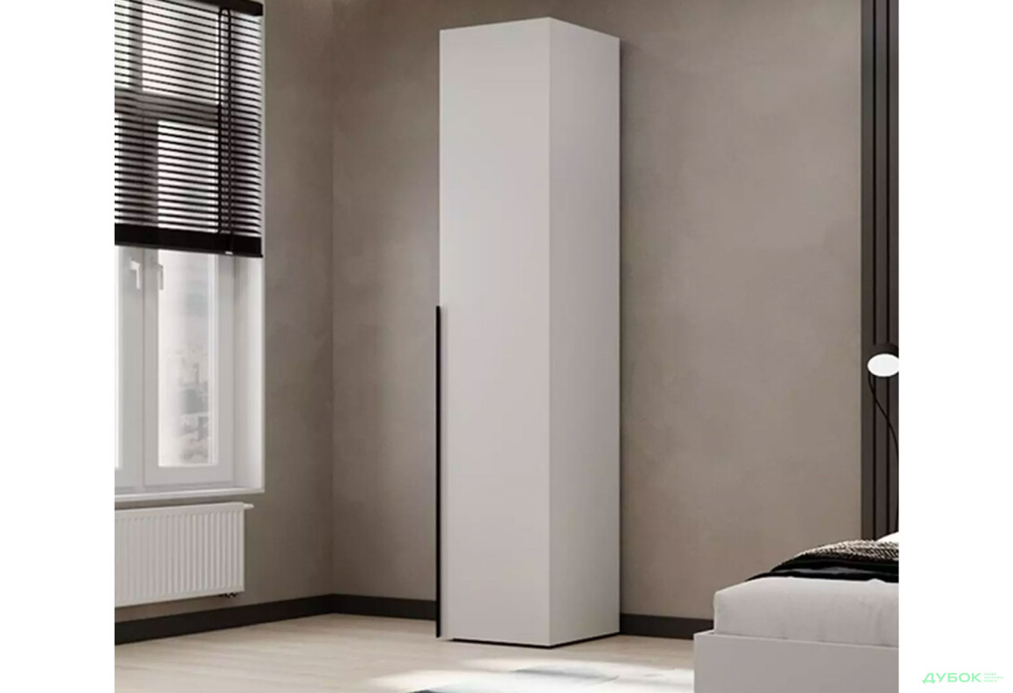 Изображение 2 - Пенал Art In Head Light/Лайт 1-дверный закрытый со штангой 40 см, белый бриллиант