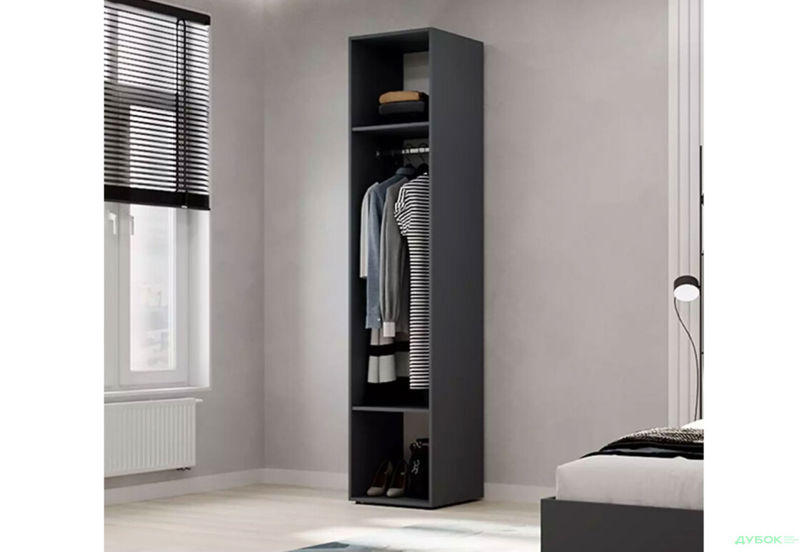 Изображение 3 - Пенал Art In Head Light/Лайт 1-дверный закрытый со штангой 40 см, графит